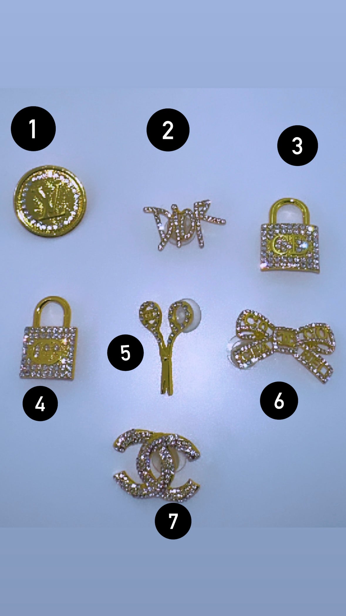 Gold Designer Inspired Croc Charms – Jeweled By Jai