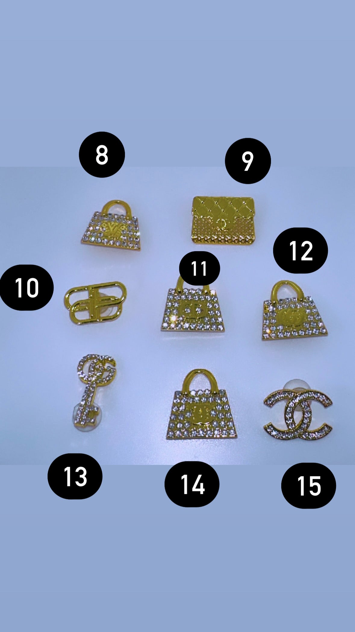 Chanel Croc Charms Bling -  Singapore