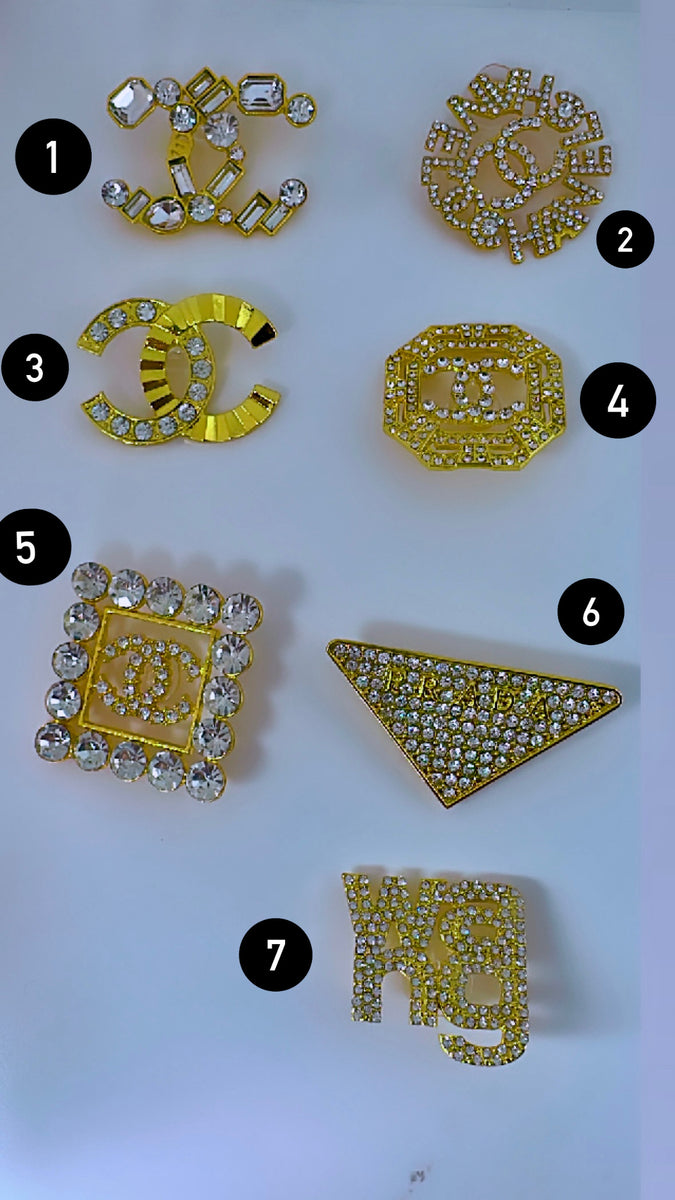 XL Gold Inspired Croc Charms – Jeweled By Jai
